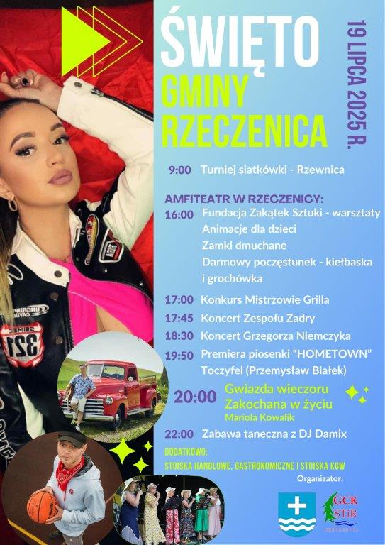 Rusza Święto Gminy Rzeczenica. W planie jest m.in. premiera piosenki "Hometown" o gminie Rzeczenica