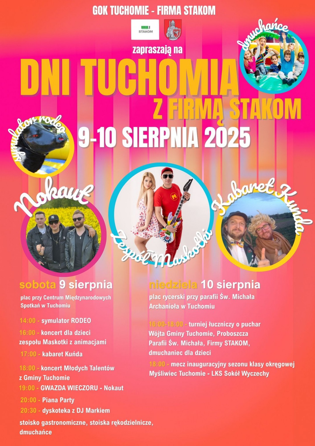 Gmina Tuchomie świętuje. Jutro (9.08.) i w niedzielę (10.08.) obchodzić będzie Dni Tuchomia