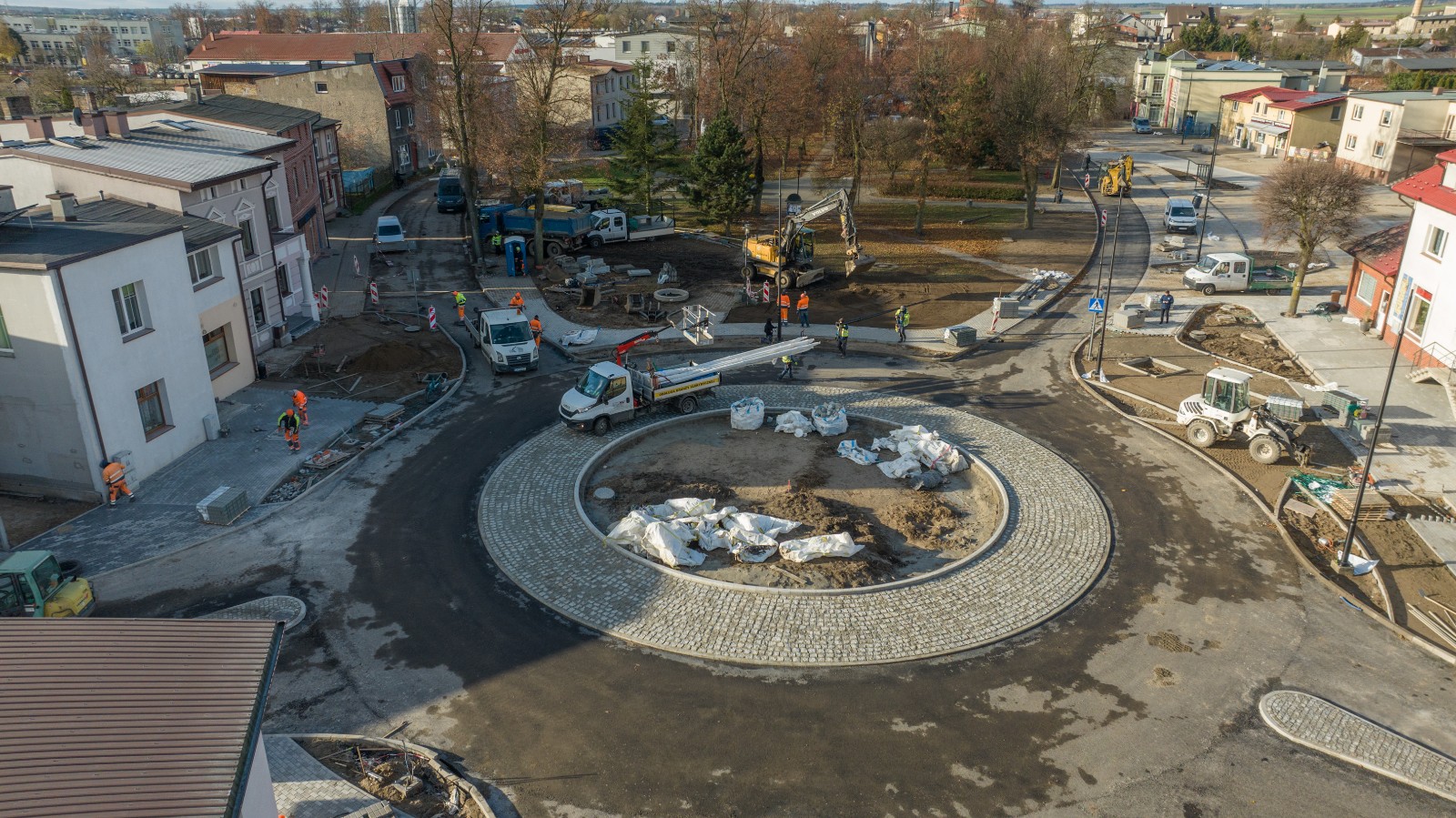 Na ukończeniu jest przebudowa dróg w centrum Brus. Pozostała jedynie kosmetyka, a organizacja ruchu wraca do normy
