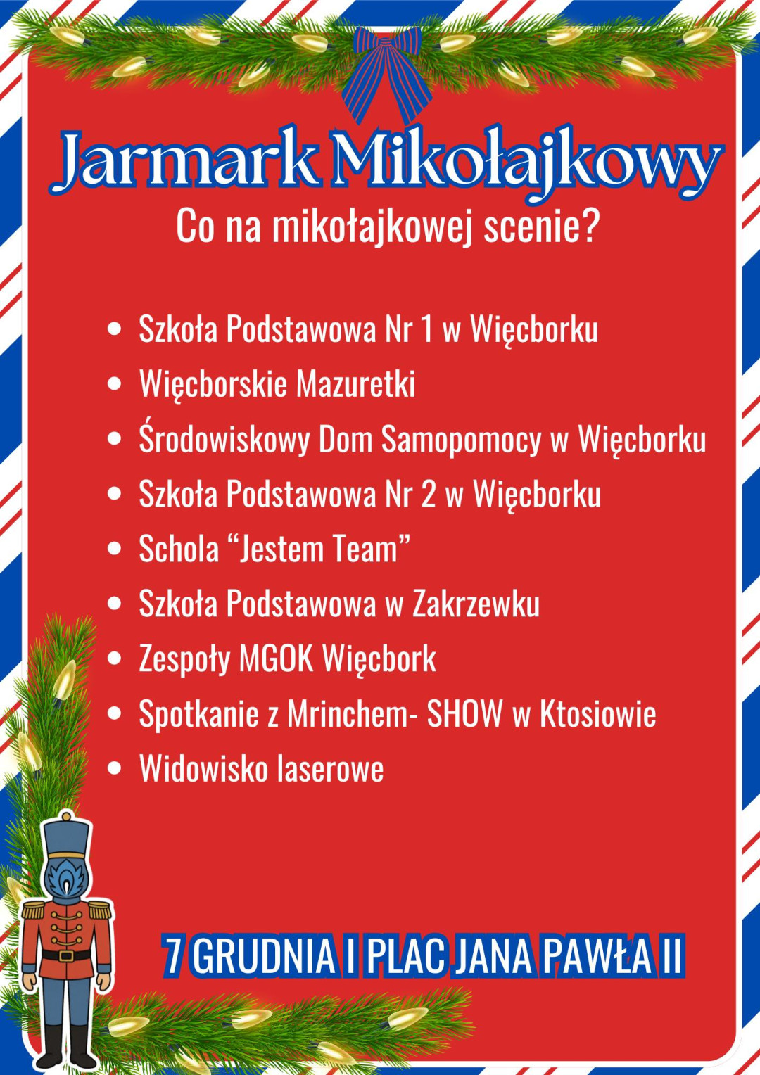 W Więcborku odbędzie się dziś (7.12.) doroczny Jarmark Mikołajkowy