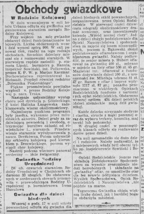 Opowiem ci historię, odcinek 197. Jak świętowano Boże Narodzenie w Chojnicach w okresie międzywojennym?