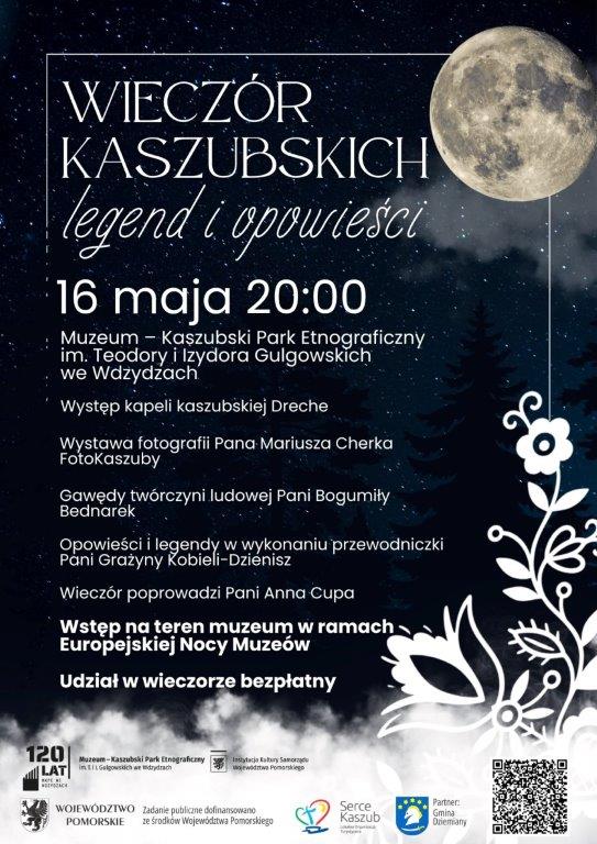 Wieczór kaszubskich legend przy muzyce i ognisku - to jeden z punktów Nocy Muzeów w Kaszubskim Parku Etnograficznym we Wdzydzach